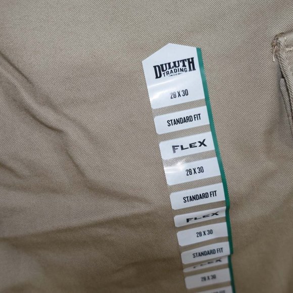 Duluth Trading Co Men's 40 Grit Standard Fit Cargo Pants 28 x 30 NWT Beige - Picture 7 of 8